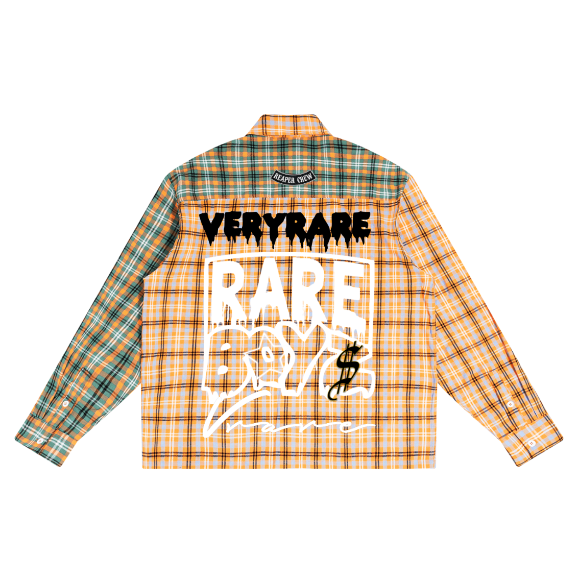 Colour Block - plaid flannel long-sleeve (oversized)