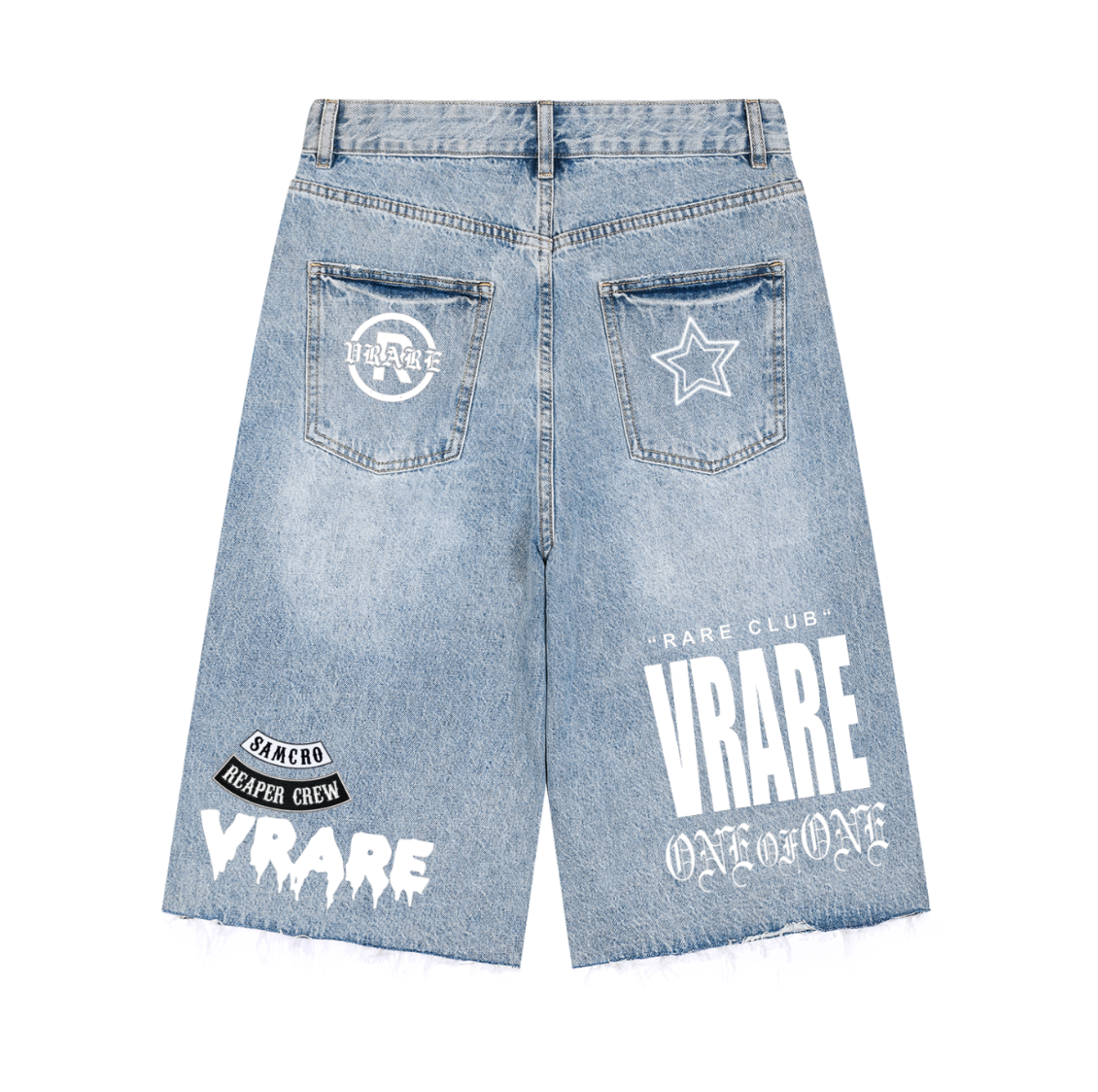 Vrare - Allstar Vintage Wide Leg Denim Shorts Limited edition