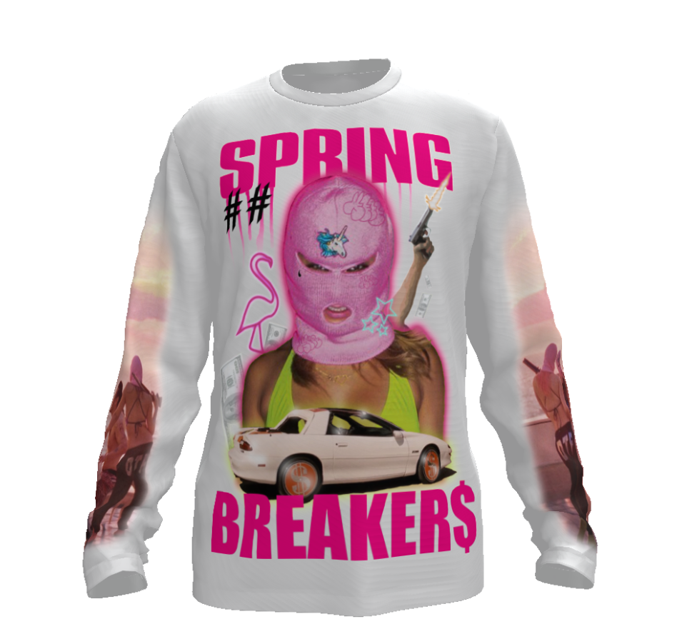 "Spring Breaker$" long sleeve tee