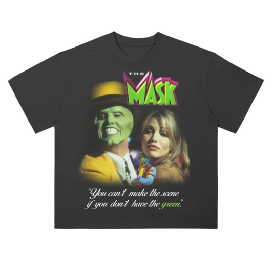 "The Mask Scene Green" Tee vintage heavy style