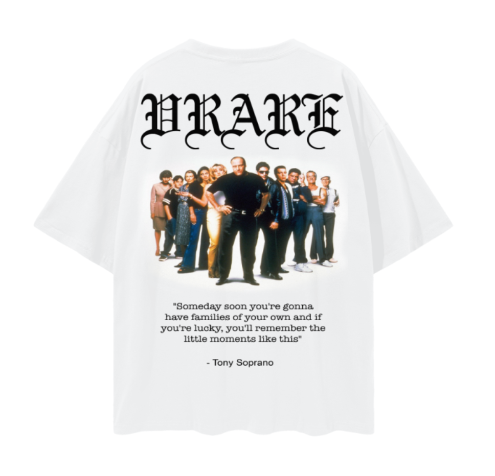 "The Sopranos Family" tee white