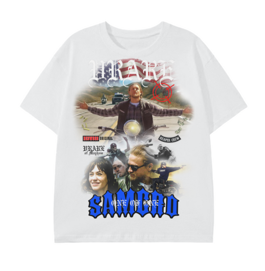 "SOA Samcro reaper" tee
