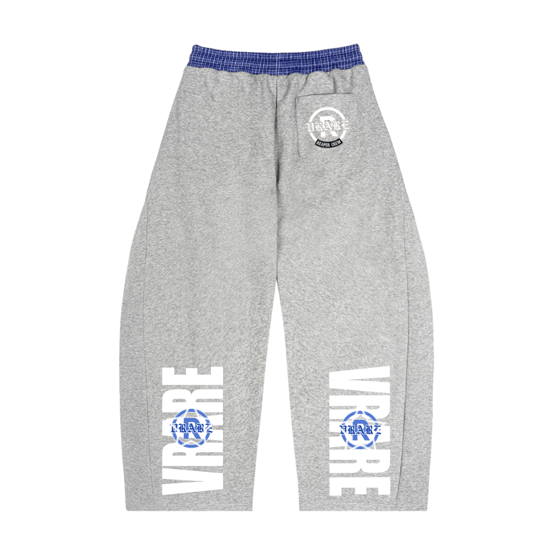 !NEW! - VRARE Plaid PJ waistband Barrel pants (tracksuit)