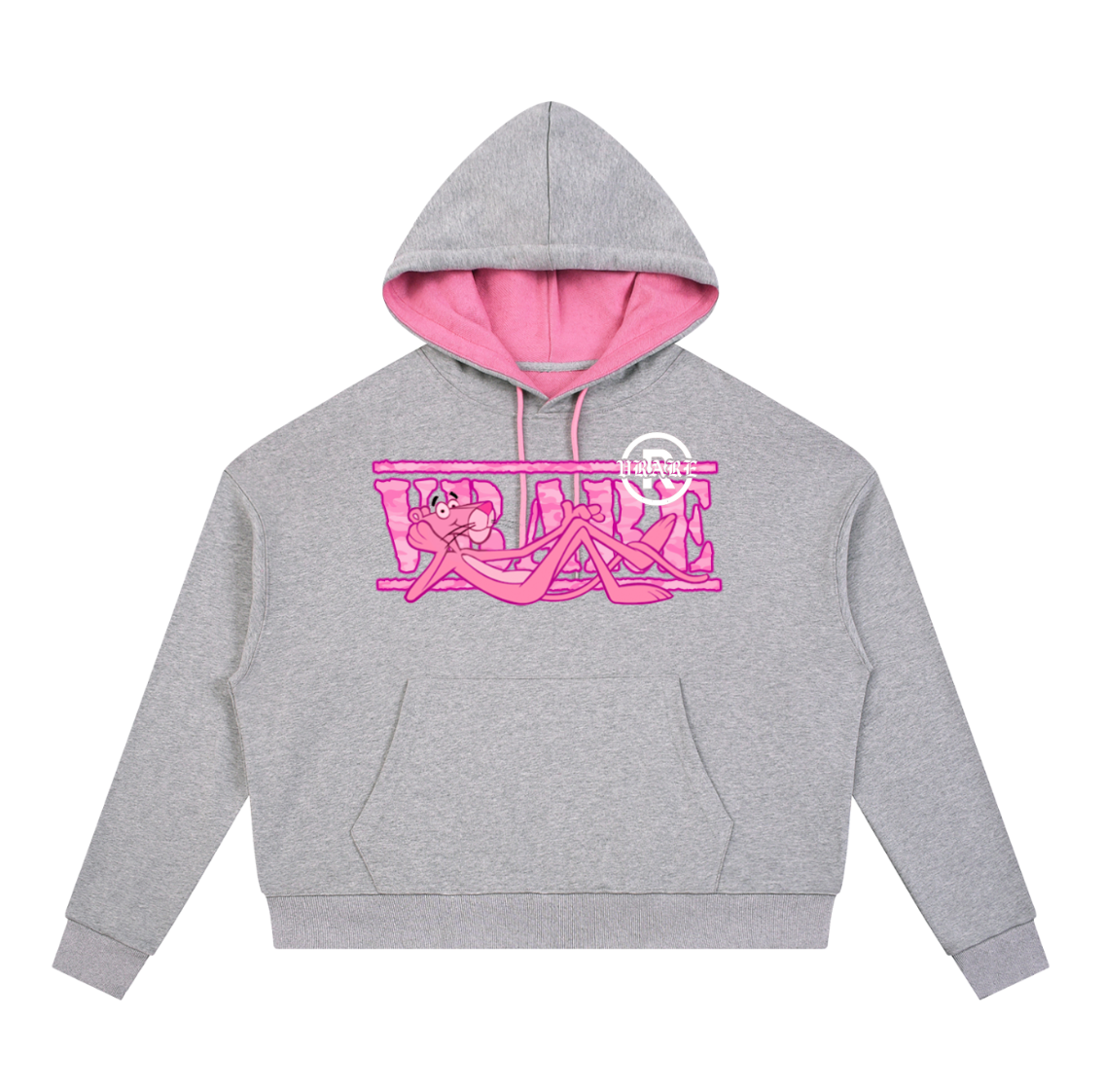 !NEW! - VRARE Box logo Pink contrast draw hoodie