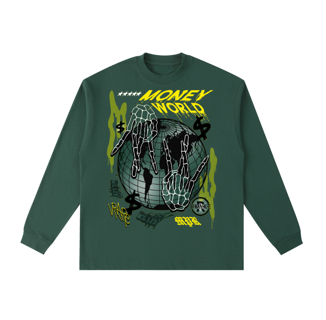 !NEW! - Money world MPR green long sleeve