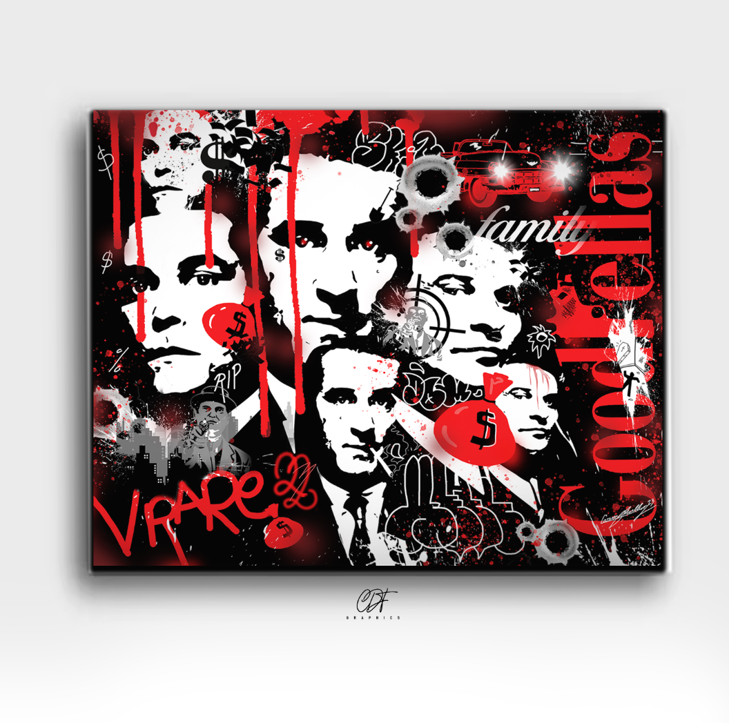 Good Fellas "Family Ties" 24x30 Custom 1 of 1 canvas (high quality)