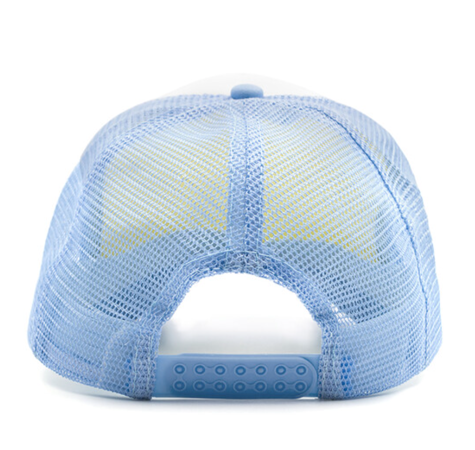 Trucker mesh snapback (Blue steel)