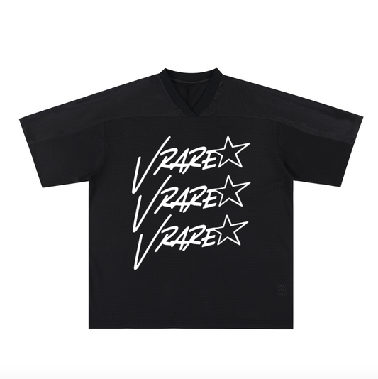 Vrare Star logo - Oversized Mesh soccer/football jersey v-neck