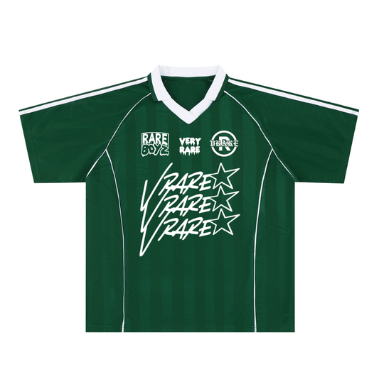 Triple Star Logo - Shadow Stripe Collared Soccer Jersey