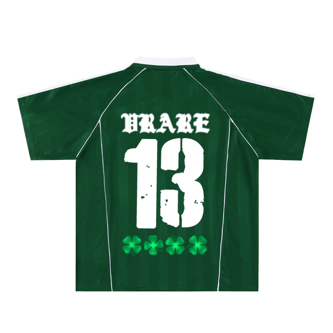 Triple Star Logo - Shadow Stripe Collared Soccer Jersey