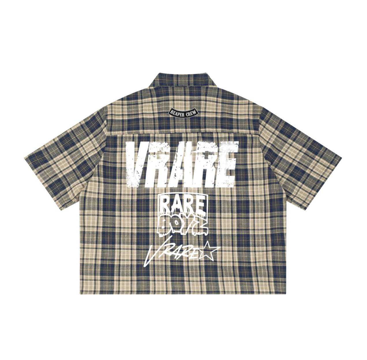 !NEW! - Flannel Plaid boxy short sleeve button up