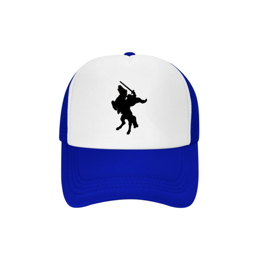 Zorro polo trucker mesh snapback (royal blue)