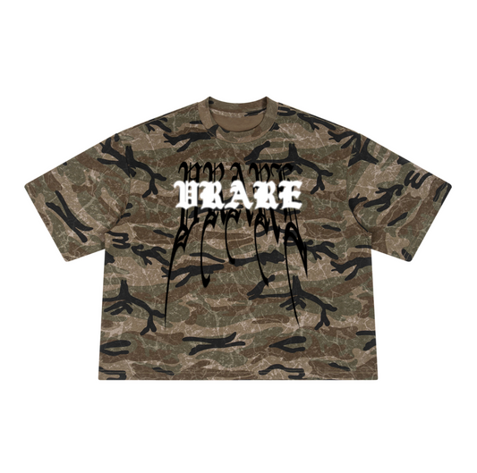 !NEW! - Hunter Camouflage Print boxy tshirt