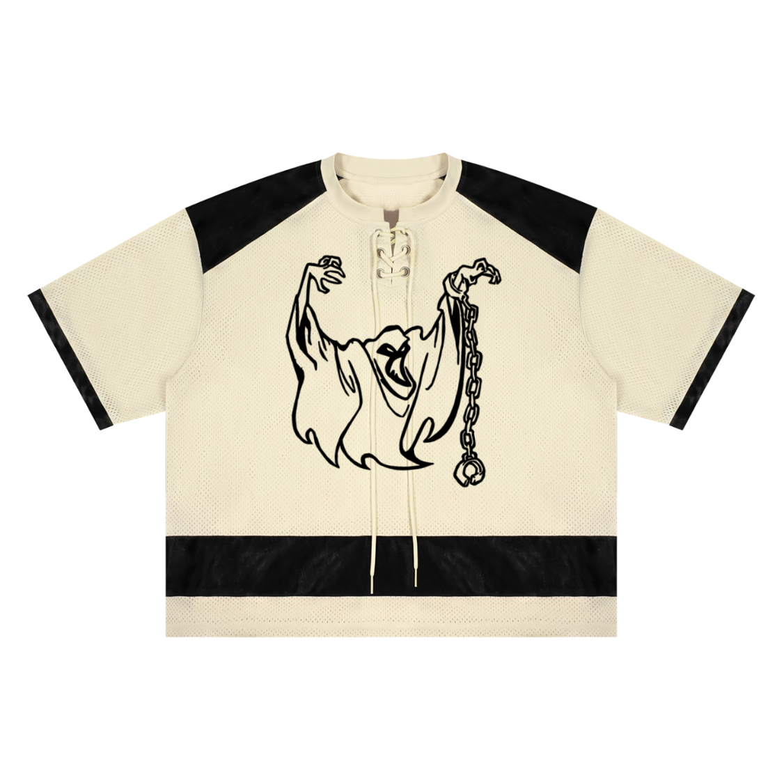 Phantom Ghosts - football/hockey short sleeve mesh jersey