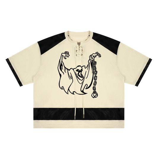 Phantom Ghosts - football/hockey short sleeve mesh jersey