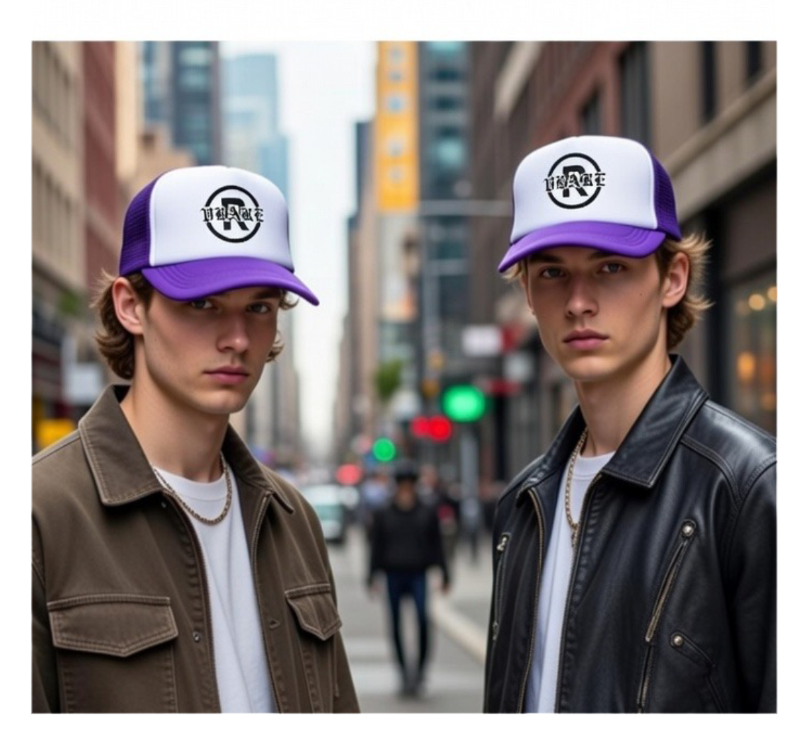 PURP Trucker mesh snapback - staple logo
