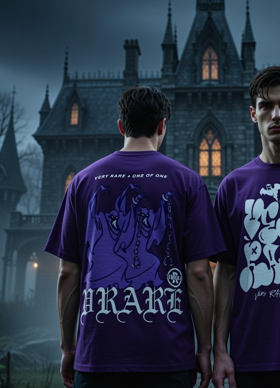 !NEW! - Purple ghost tag Mesh T-Shirt