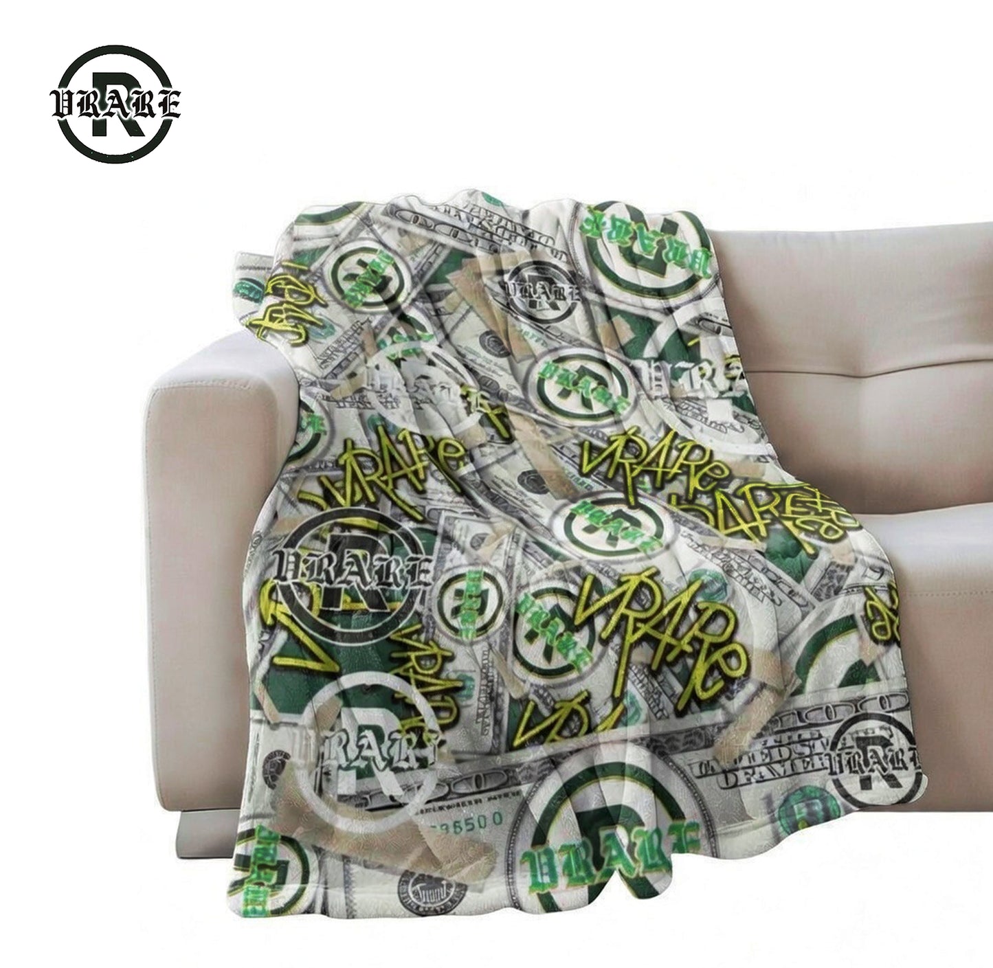 Throw Fleece blanket (all over print)