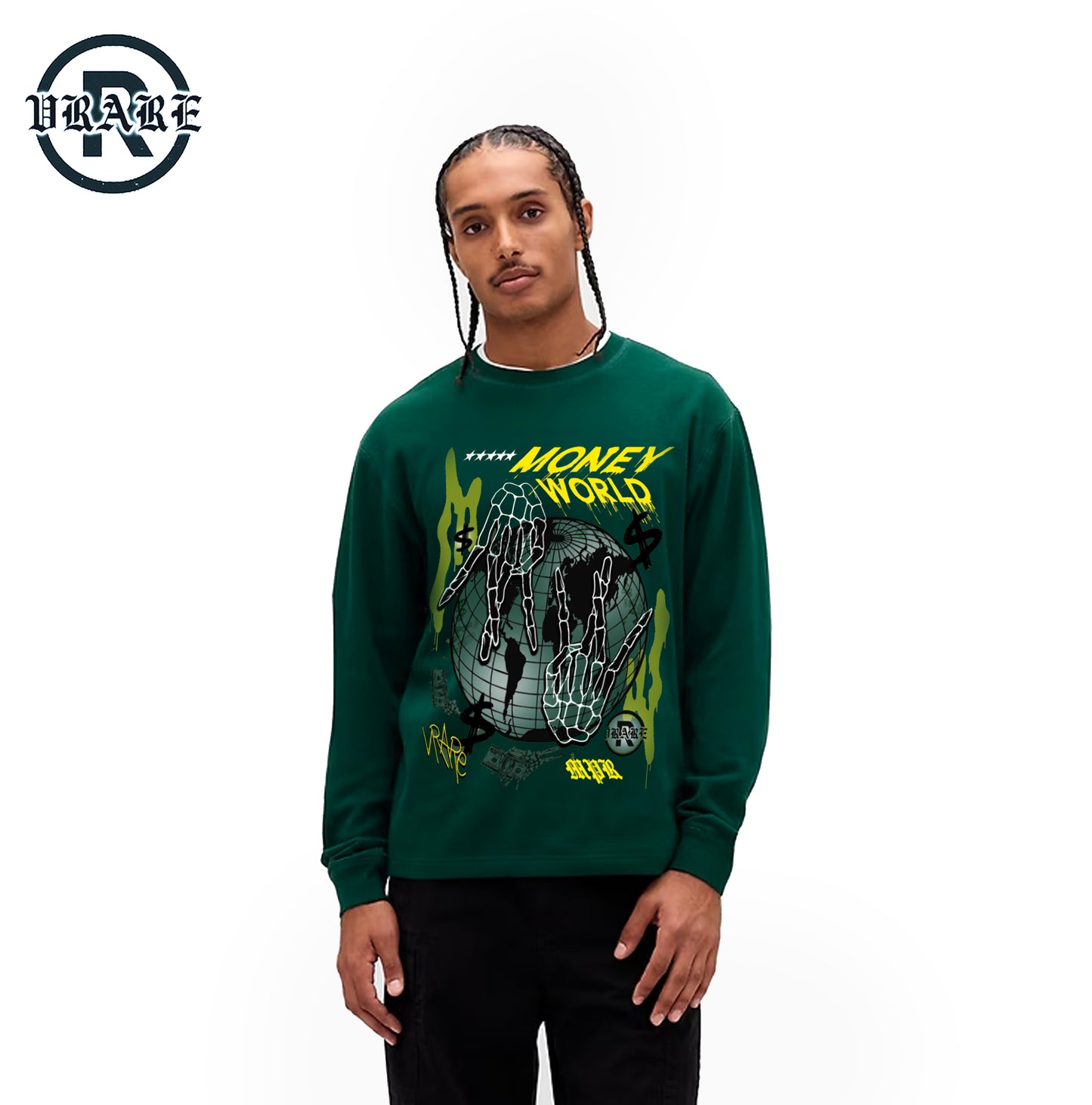 !NEW! - Money world MPR green long sleeve