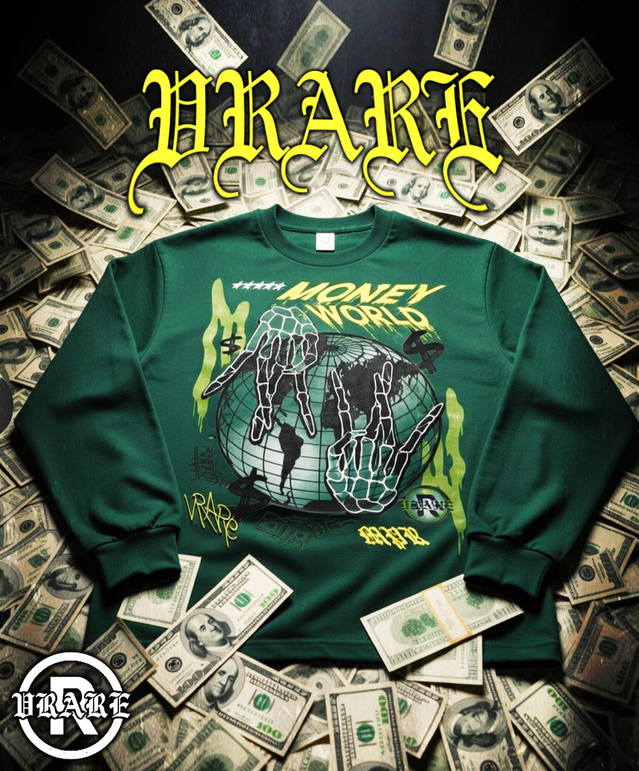 !NEW! - Money world MPR green long sleeve