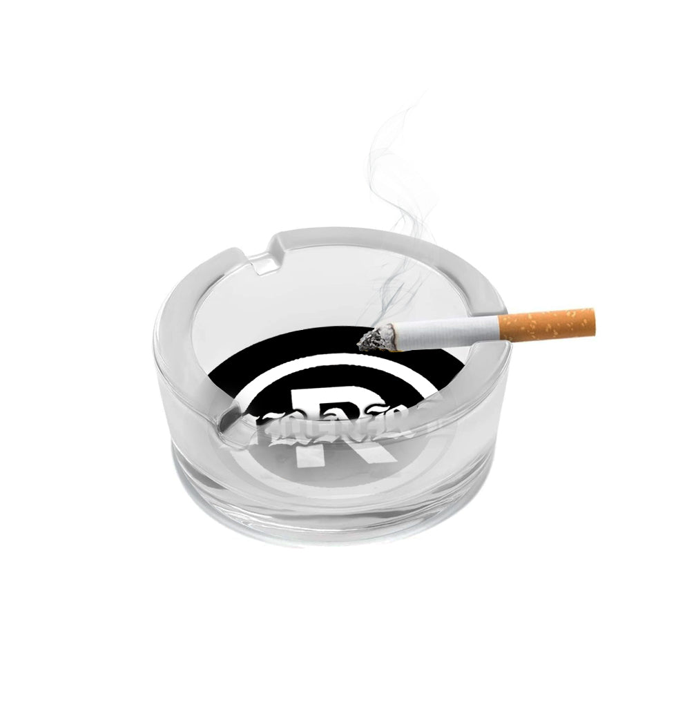 Glass Ashtray - Vrare staple logo