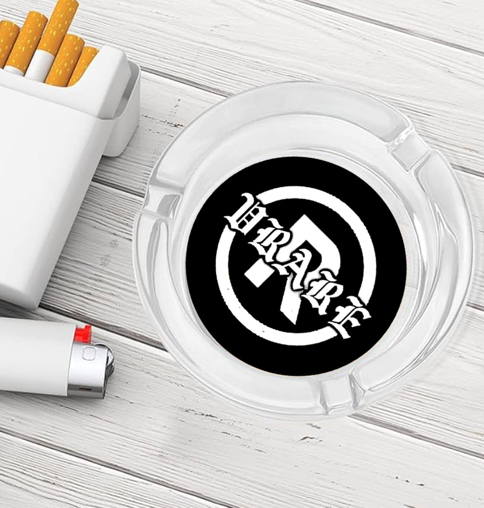 Glass Ashtray - Vrare staple logo