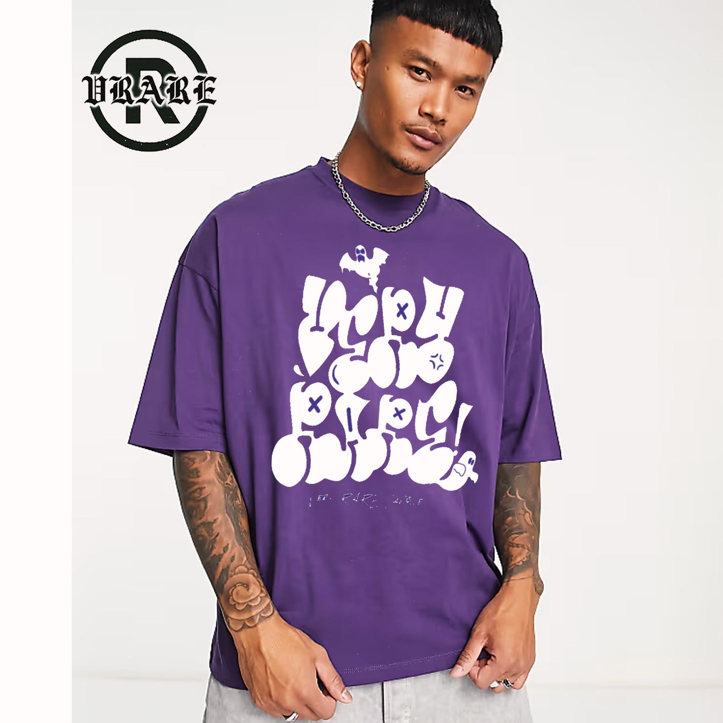 !NEW! - Purple ghost tag Mesh T-Shirt