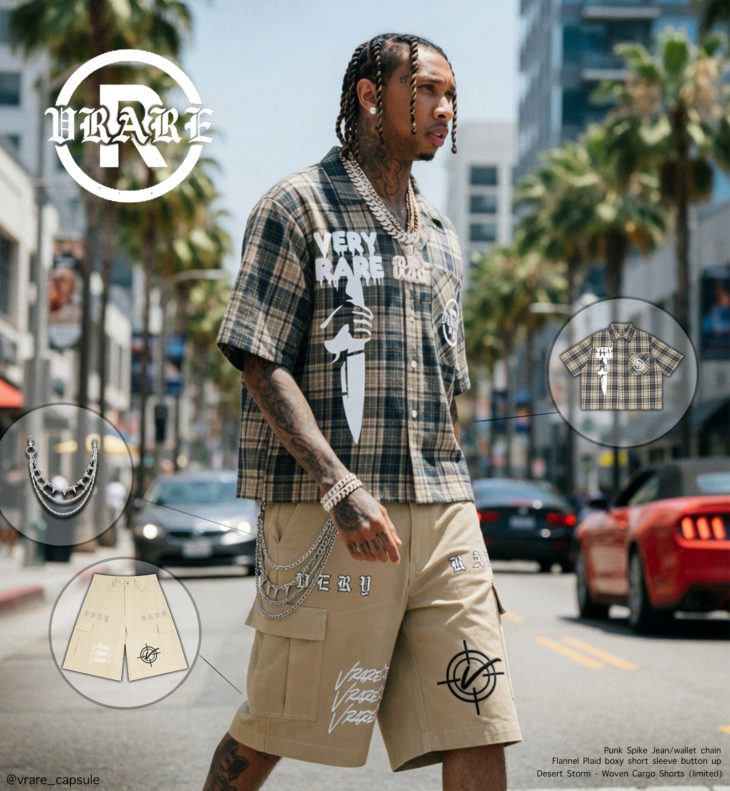 !NEW! - Desert Storm - Woven Cargo Shorts (limited)