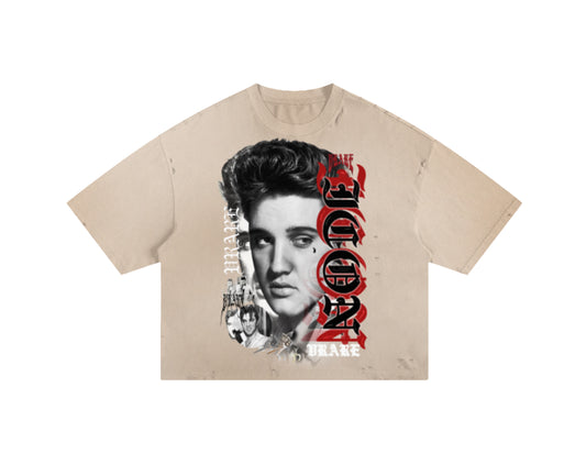 "Collection 2" - Elvis Icon Tan Tee