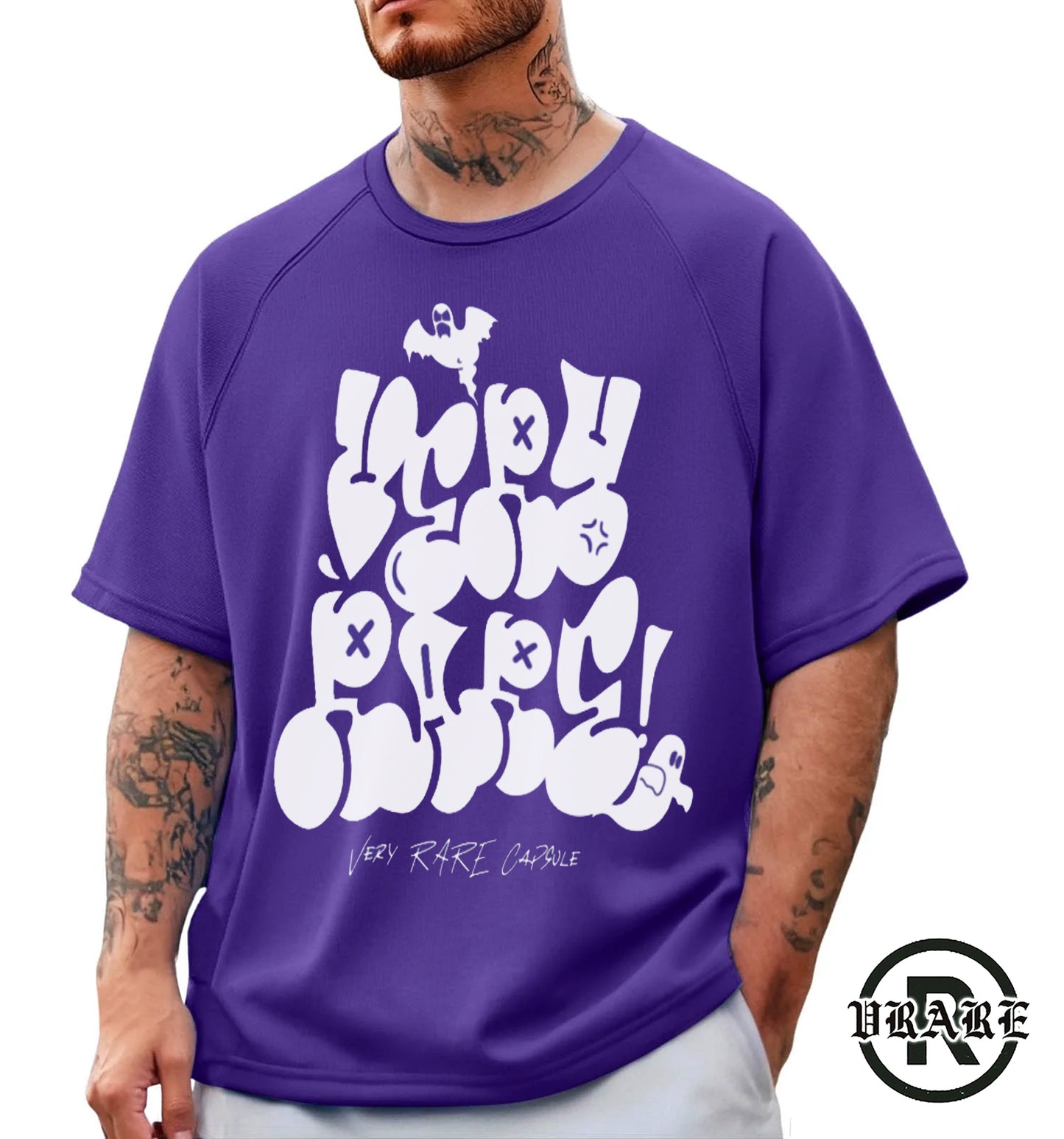 !NEW! - Purple ghost tag Mesh T-Shirt