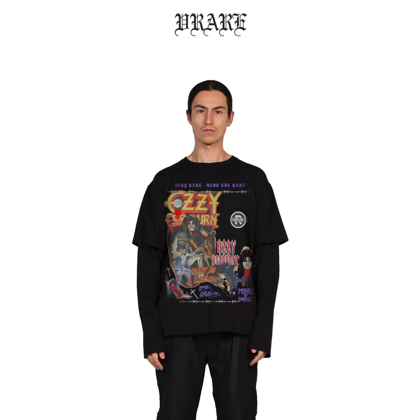 "Prince of Darkness"- Tour Layered Longsleeve oversized Tee