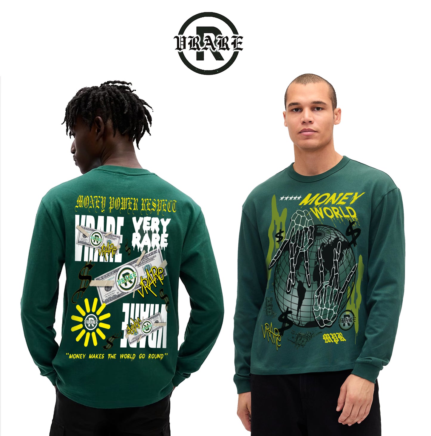 !NEW! - Money world MPR green long sleeve