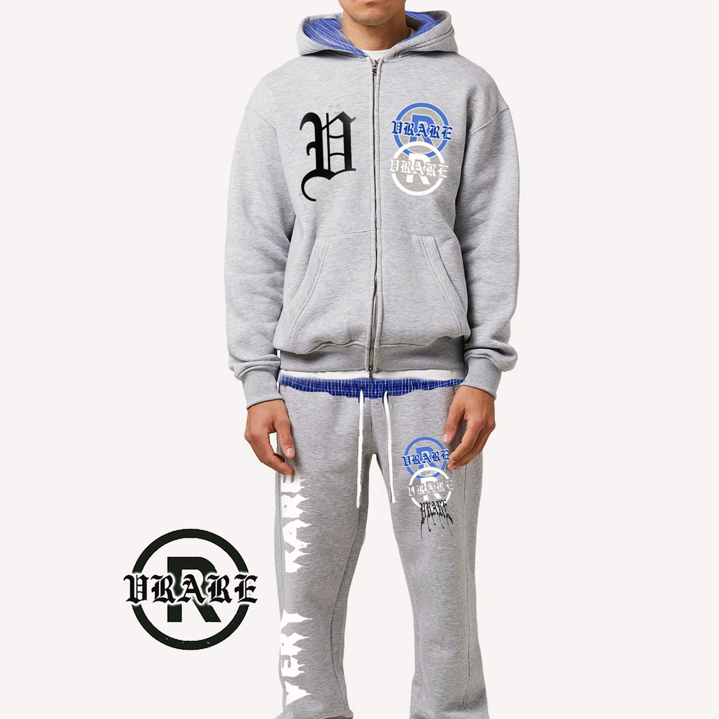 !NEW! - VRARE Plaid PJ waistband Barrel pants (tracksuit)