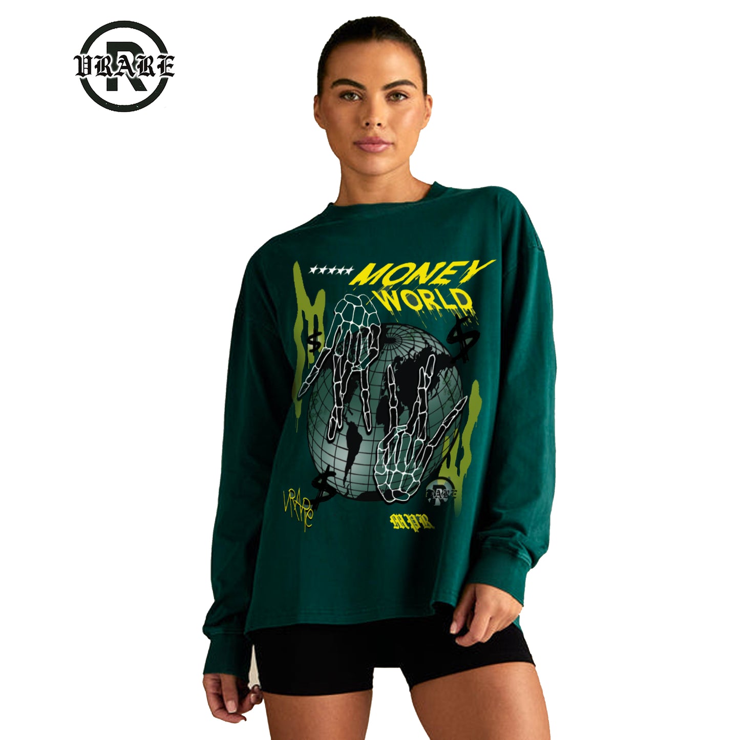 !NEW! - Money world MPR green long sleeve