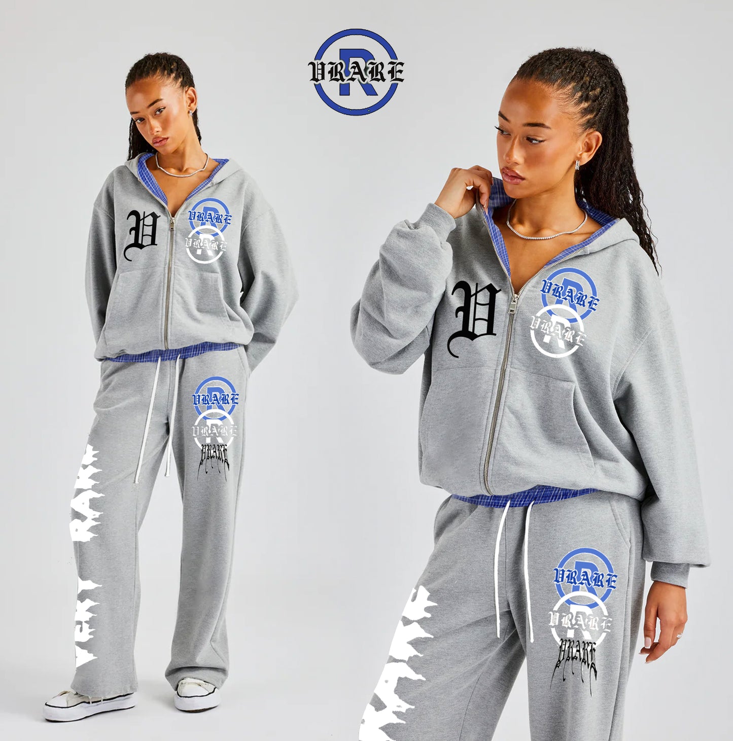 !NEW! - VRARE Plaid PJ waistband Barrel pants (tracksuit)