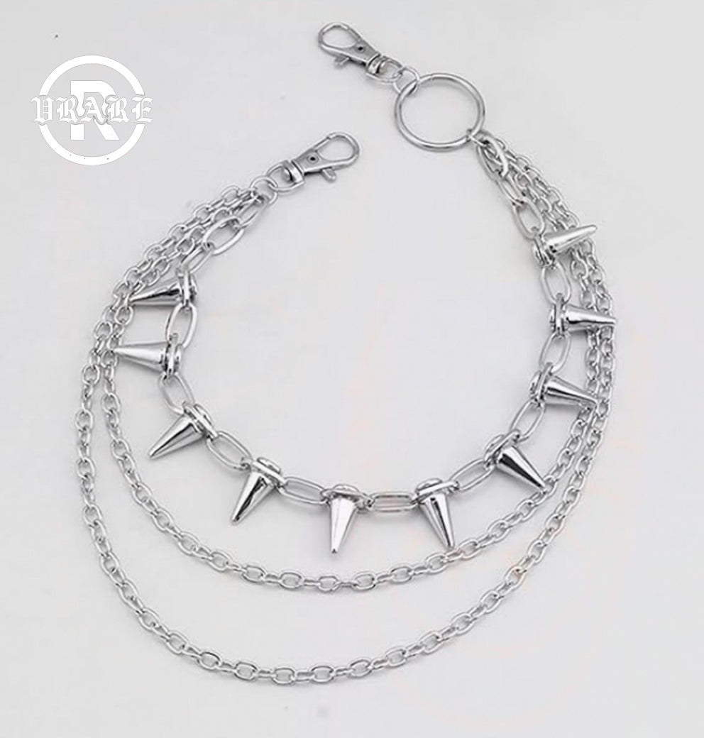 Punk Spike Jean/wallet chain