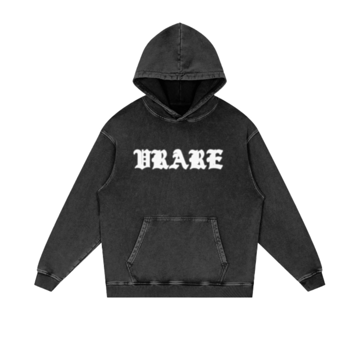 "Scarface" essential vintage wash black hoodie